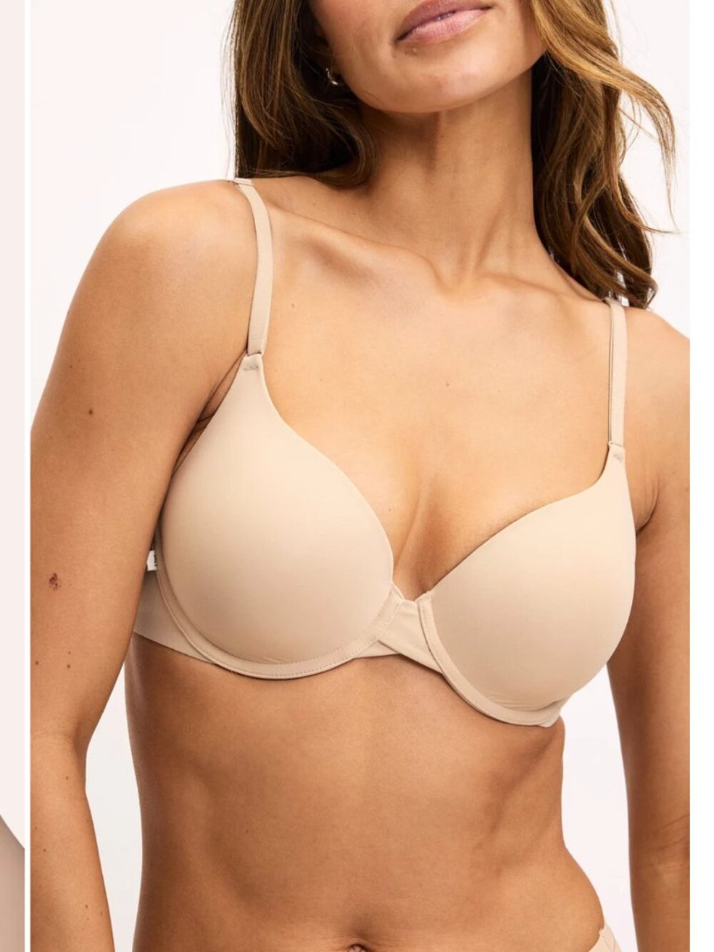 Harper Wild Base T-Shirt Bra 34B Beige